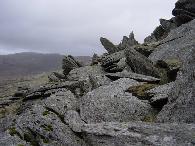 Rock formations on Green Pikes.