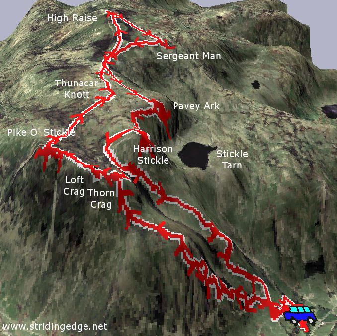 The Langdale Pikes 3D