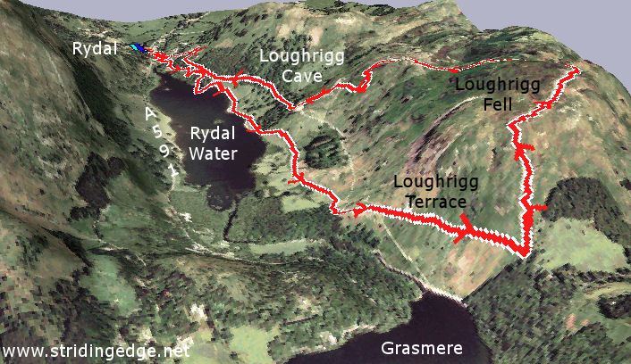 Loughrigg Fell 3D