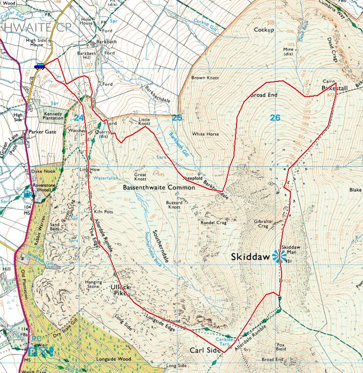 Skiddaw and The Edges