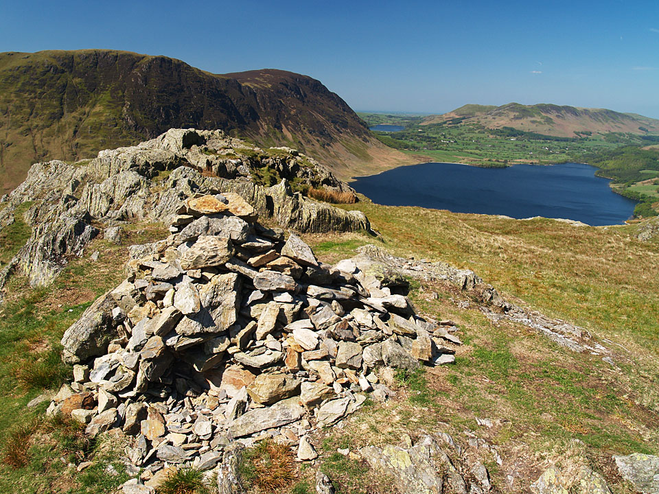 The view from Rannerdale Knotts summit