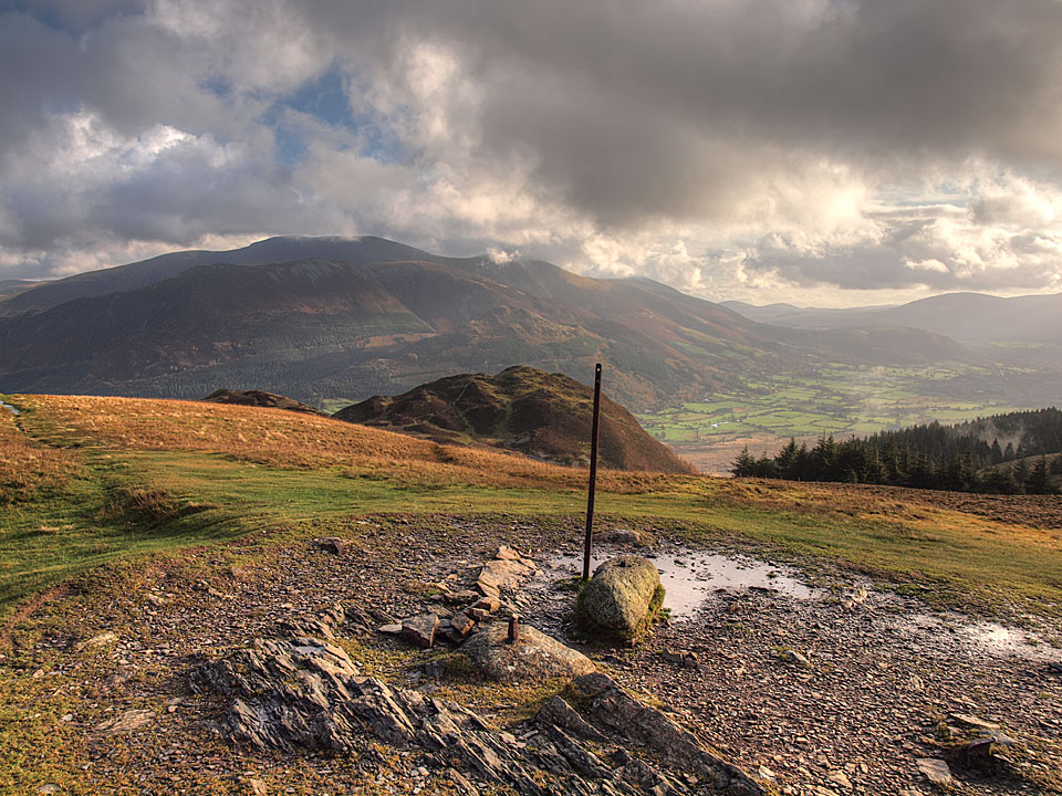 Barf and Skiddaw from Lord's Seat