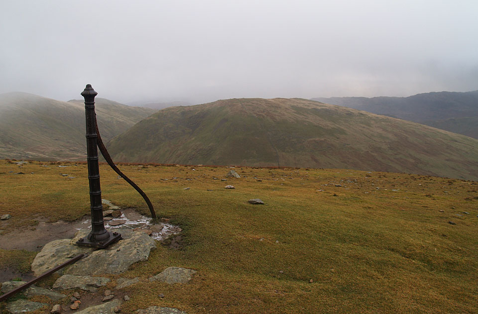 Seat Sandal from the old fence post below Dollywaggon Pike