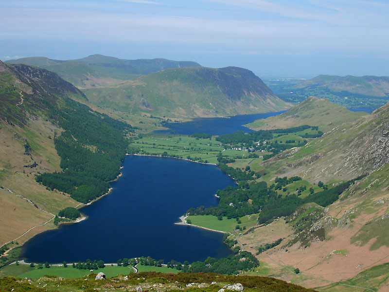 Buttermere from Fleetwith Pike.