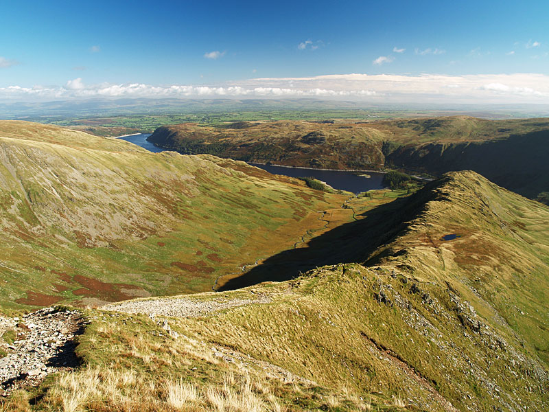 Looking along Riggindale to Mardale
