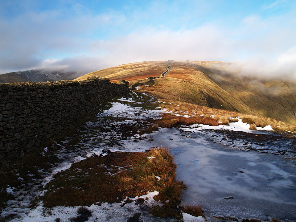 Looking back to Dove Crag from High Pike