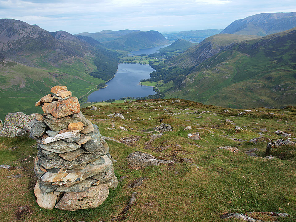 Fleetwith Pike, overlooking Buttermere and Crummock Water