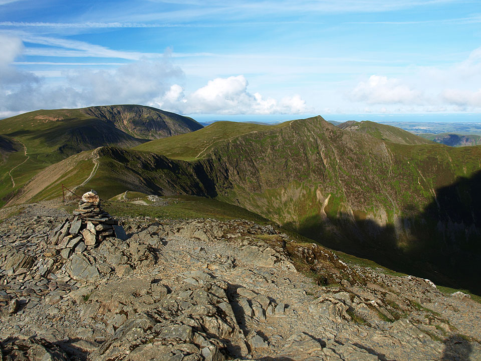 Grasmoor and Hopegill Head from Grisedale Pike