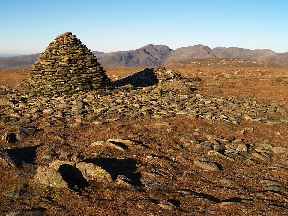 The Scafells from Brim Fell.