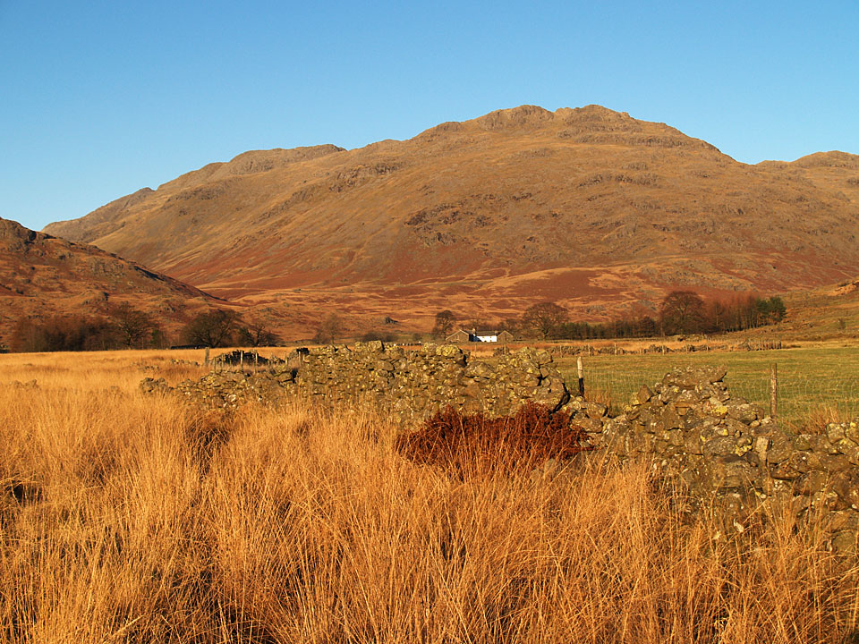 Little Stand and Crinkle Crags from the Duddon Valley