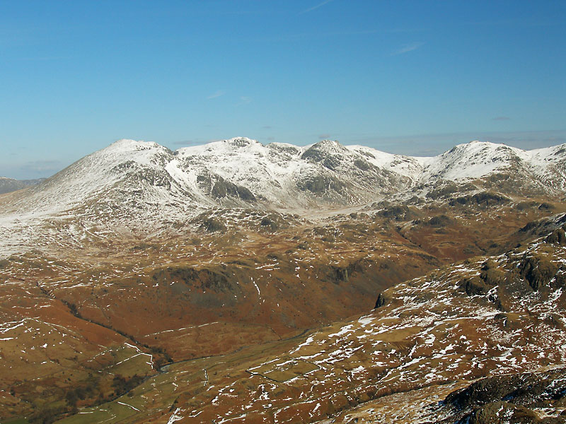 The Scafell range from Harter Fell