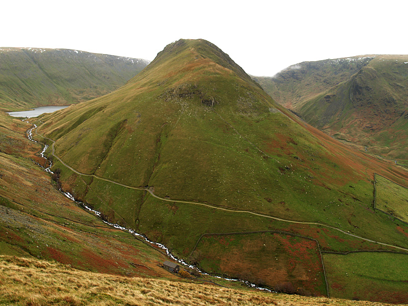 Gray Crag with Hayeswater now in view