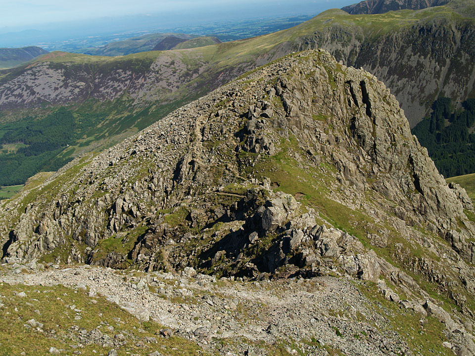 The walk out to Steeple from Scoat Fell is along this fine, airy arête. 