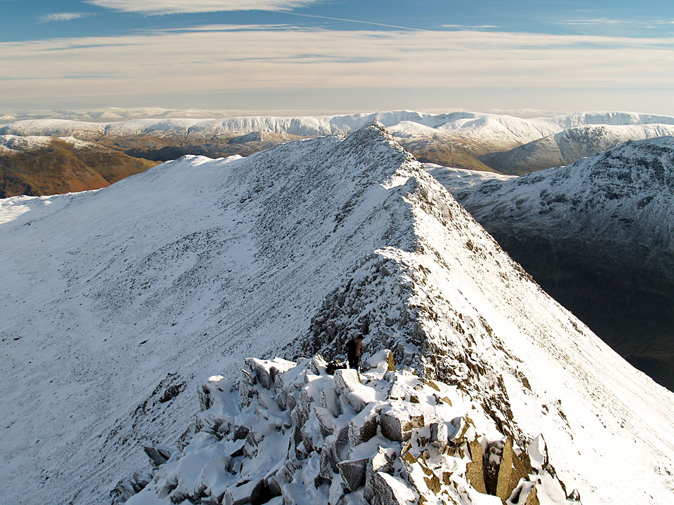 Striding Edge from Helvellyn