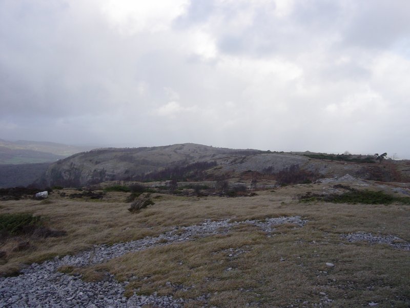 Looking along Whitbarrow Scar to Lord's Seat