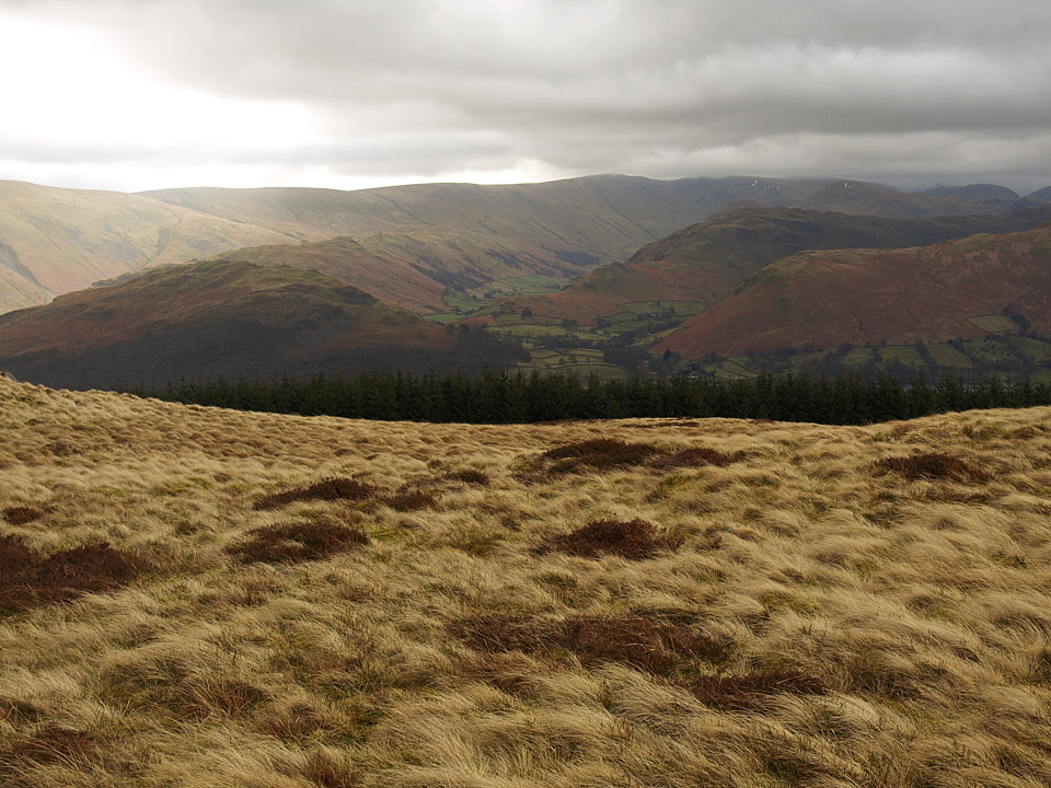 he High Street ridge and a peep into Martindale from the summit of Great Meldrum