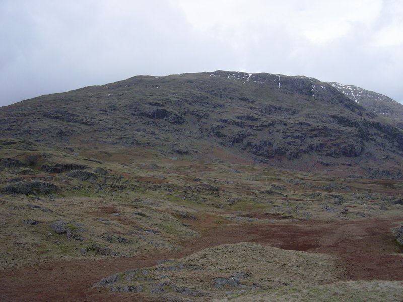 The south face of Wetherlam from Brackeny Crag