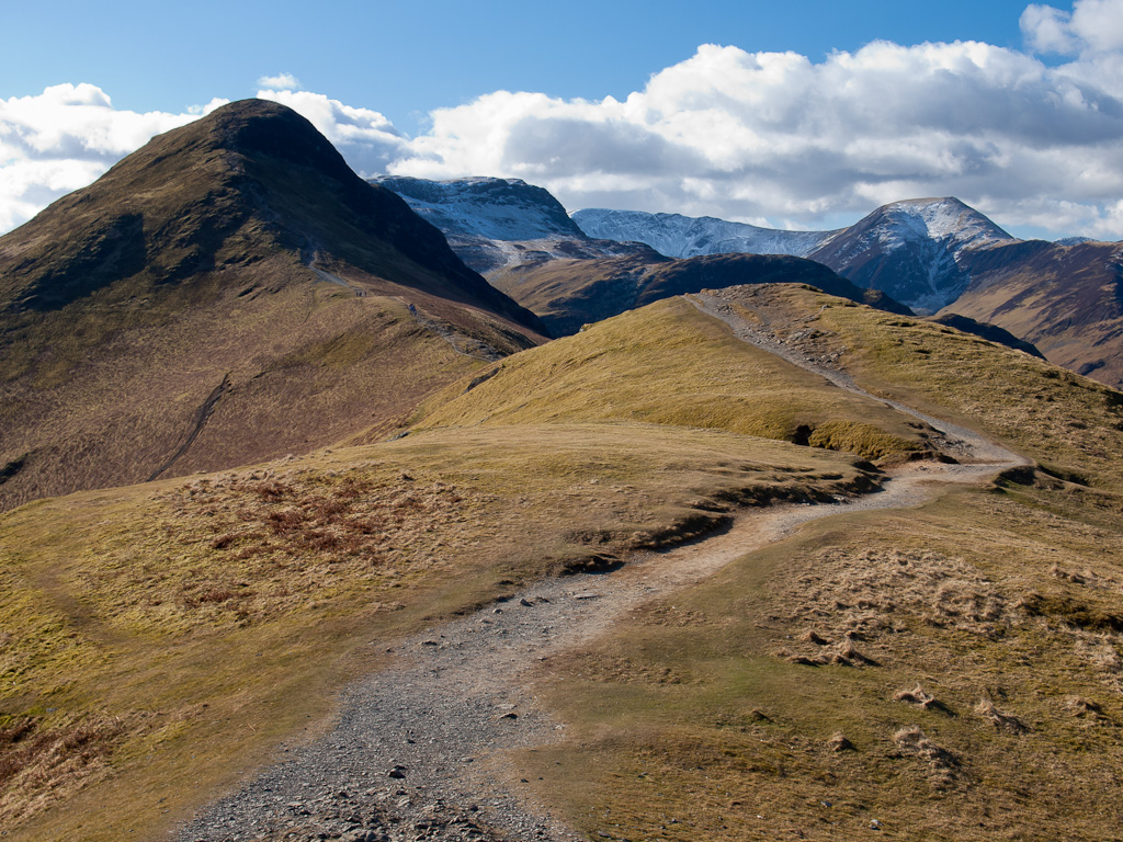 The path to Catbells from Skelgill Bank