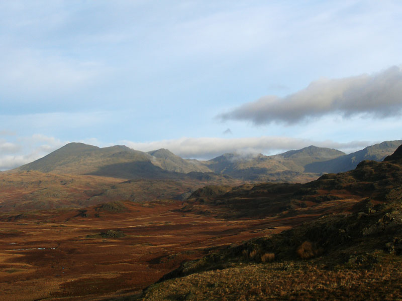 The Sca Fells from Great Crag